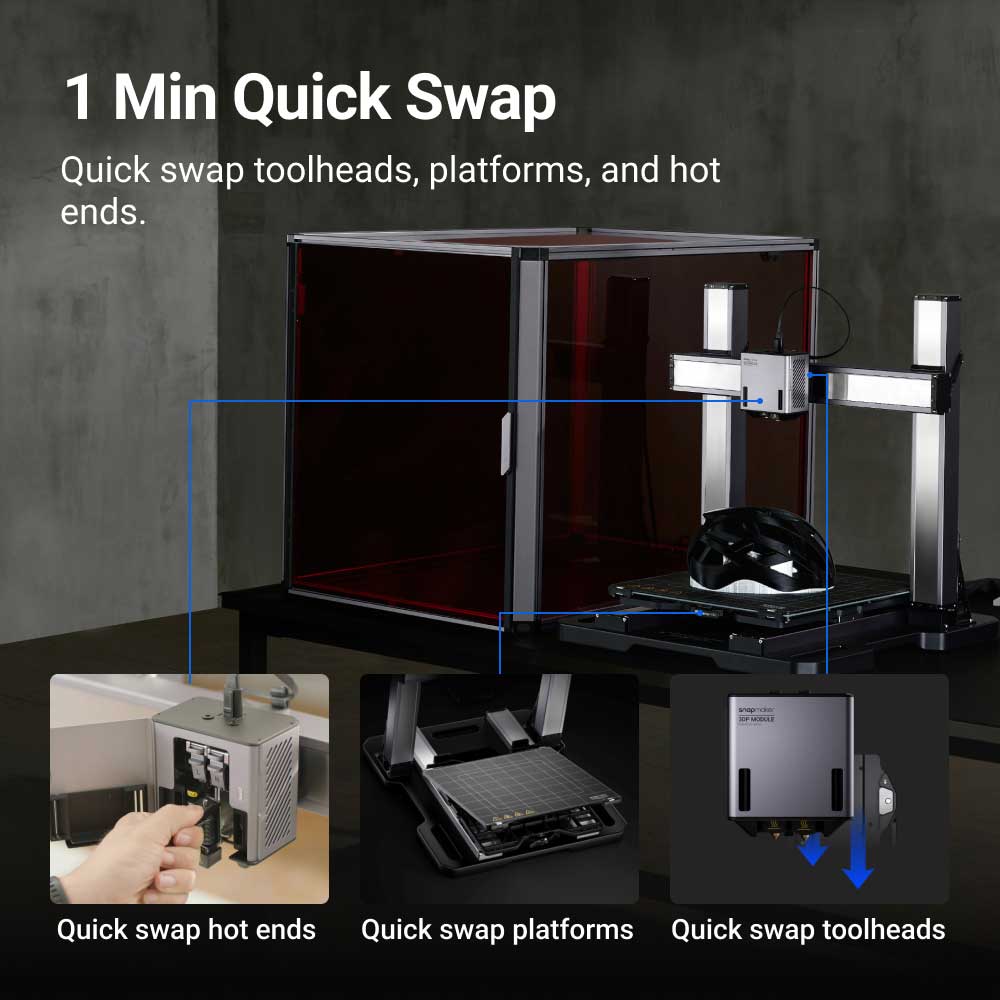 SNAPMAKER ARTISAN MODULAR 3D PRINTER